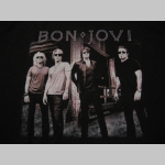 Bon Jovi čierne dámske tričko materiál 100% bavlna